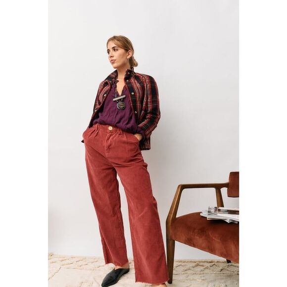 Rudy Jude Corduroy Trouser Coral RJ5 - Picture 5 of 11